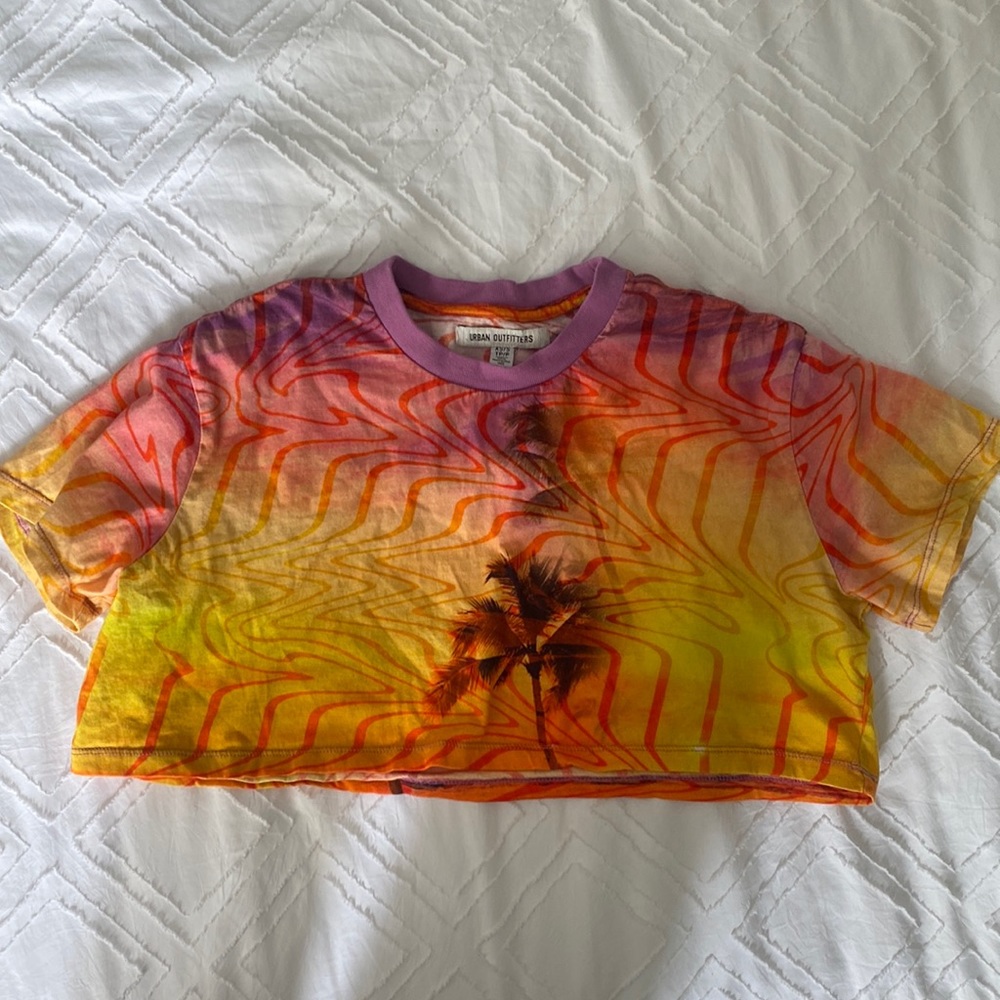 Sunset crop top
